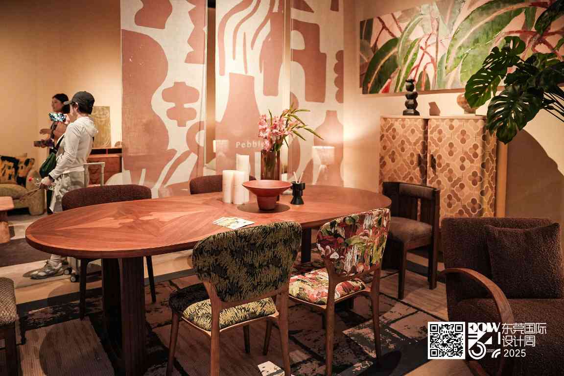 东莞国际设计周！各类风格齐“掀桌”！古沉木、古船木也被搬上台？(图5)