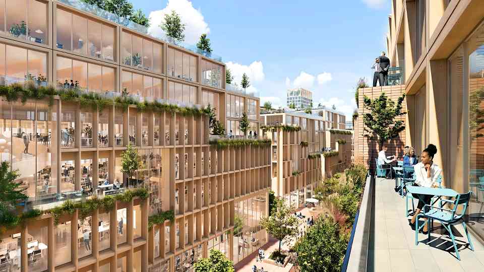 斯德哥尔摩木都：木地板加速建设，木结构书写城市绿色未来(图1)