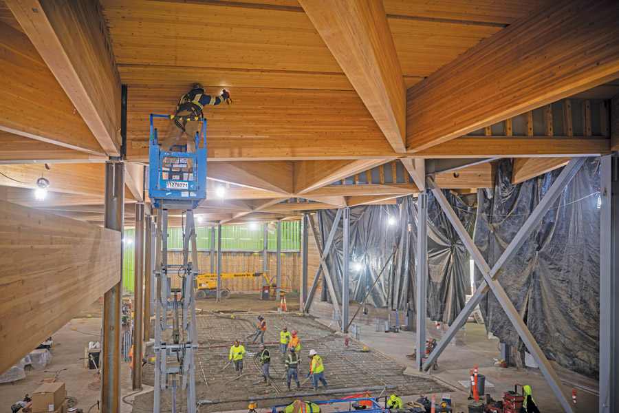 全美首个木结构总统图书馆:泰迪·罗斯福图书馆如何用1800立方米木材书写历史(图3) 全美首个木结构总统图书馆:泰迪·罗斯福图书馆如何用1800立方米木材书写历史(图3)