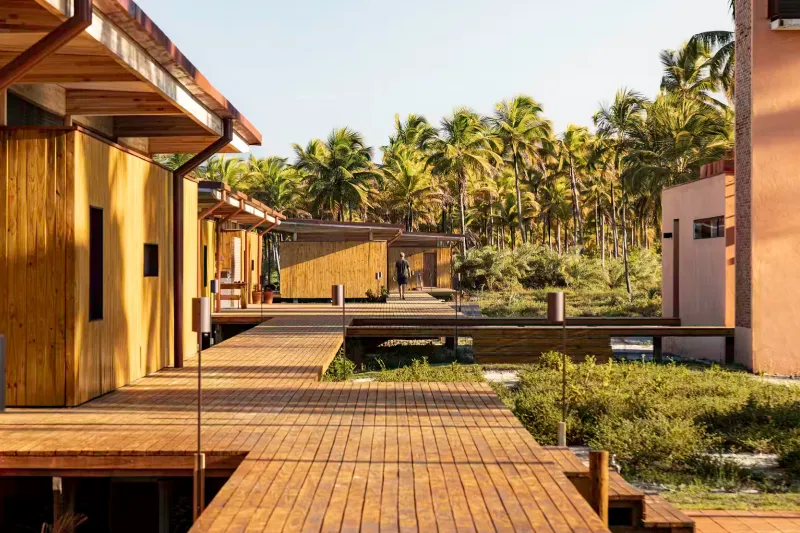 从森林到家园:巴西模块化木构住房系统实现快速低干扰建造(图1) 从森林到家园:巴西模块化木构住房系统实现快速低干扰建造(图1)