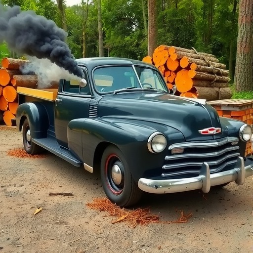 巴西奇车轶事：1952年雪佛兰靠木柴驱动驰骋半世纪(图2)