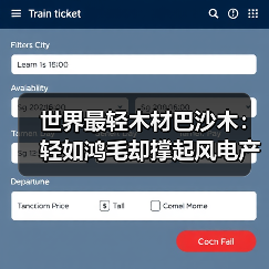 世界最轻木材巴沙木：轻如鸿毛却撑起风电产业半边天（图2）