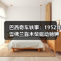 巴西奇车轶事:1952年雪佛兰靠木柴驱动驰骋半世纪(图1) 巴西奇车轶事:1952年雪佛兰靠木柴驱动驰骋半世纪(图1)