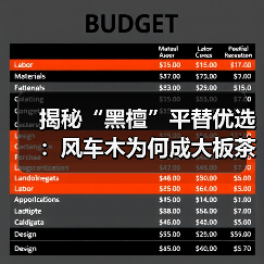 揭秘“黑檀”平替优选:风车木为何成大板茶桌高端材质新宠?(图1) 揭秘“黑檀”平替优选:风车木为何成大板茶桌高端材质新宠?(图1)