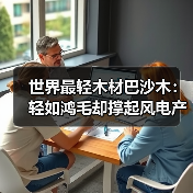 世界最轻木材巴沙木：轻如鸿毛却撑起风电产业半边天（图2）