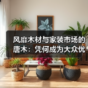 风靡木材与家装市场的唐木：凭何成为大众优选材种？（图3）