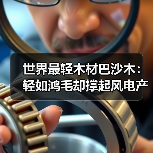 世界最轻木材巴沙木：轻如鸿毛却撑起风电产业半边天（图3）