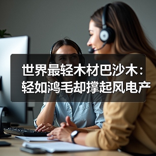 世界最轻木材巴沙木：轻如鸿毛却撑起风电产业半边天（图4）