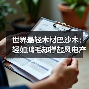 世界最轻木材巴沙木：轻如鸿毛却撑起风电产业半边天（图4）