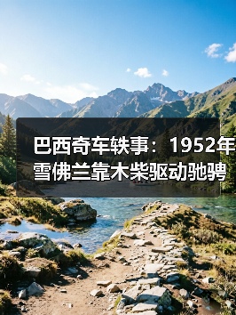 巴西奇车轶事：1952年雪佛兰靠木柴驱动驰骋半世纪（图4）