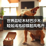 世界最轻木材巴沙木：轻如鸿毛却撑起风电产业半边天（图3）
