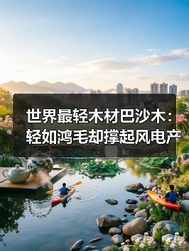 世界最轻木材巴沙木：轻如鸿毛却撑起风电产业半边天（图1）
