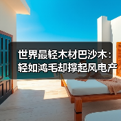 世界最轻木材巴沙木：轻如鸿毛却撑起风电产业半边天（图2）