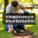 世界最轻木材巴沙木:轻如鸿毛却撑起风电产业半边天(图1) 世界最轻木材巴沙木:轻如鸿毛却撑起风电产业半边天(图1)