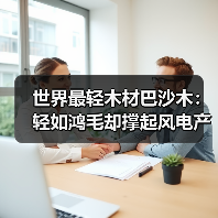世界最轻木材巴沙木：轻如鸿毛却撑起风电产业半边天（图3）
