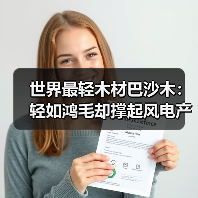 世界最轻木材巴沙木：轻如鸿毛却撑起风电产业半边天（图2）