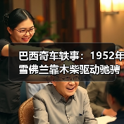 巴西奇车轶事：1952年雪佛兰靠木柴驱动驰骋半世纪（图1）