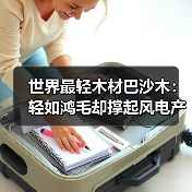 世界最轻木材巴沙木：轻如鸿毛却撑起风电产业半边天（图4）