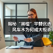 揭秘“黑檀”平替优选：风车木为何成大板茶桌高端材质新宠？（图4）