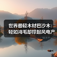 世界最轻木材巴沙木：轻如鸿毛却撑起风电产业半边天（图2）