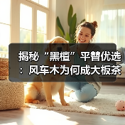 揭秘“黑檀”平替优选：风车木为何成大板茶桌高端材质新宠？（图4）