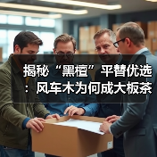 揭秘“黑檀”平替优选：风车木为何成大板茶桌高端材质新宠？（图1）