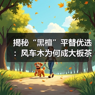 揭秘“黑檀”平替优选：风车木为何成大板茶桌高端材质新宠？（图3）