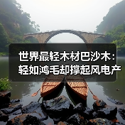 世界最轻木材巴沙木：轻如鸿毛却撑起风电产业半边天（图3）