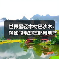 世界最轻木材巴沙木：轻如鸿毛却撑起风电产业半边天（图4）