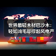 世界最轻木材巴沙木：轻如鸿毛却撑起风电产业半边天（图2）