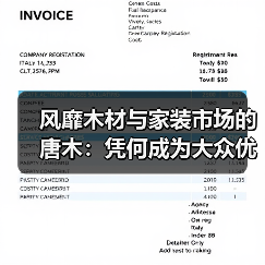 风靡木材与家装市场的唐木：凭何成为大众优选材种？（图4）
