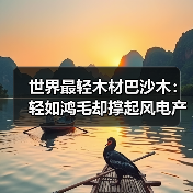 世界最轻木材巴沙木：轻如鸿毛却撑起风电产业半边天（图3）