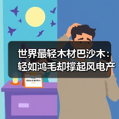 世界最轻木材巴沙木:轻如鸿毛却撑起风电产业半边天(图3) 世界最轻木材巴沙木:轻如鸿毛却撑起风电产业半边天(图3)