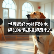 世界最轻木材巴沙木:轻如鸿毛却撑起风电产业半边天(图1) 世界最轻木材巴沙木:轻如鸿毛却撑起风电产业半边天(图1)