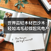 世界最轻木材巴沙木:轻如鸿毛却撑起风电产业半边天(图3) 世界最轻木材巴沙木:轻如鸿毛却撑起风电产业半边天(图3)