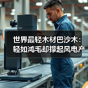 世界最轻木材巴沙木:轻如鸿毛却撑起风电产业半边天(图4) 世界最轻木材巴沙木:轻如鸿毛却撑起风电产业半边天(图4)