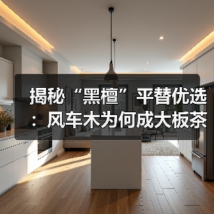 揭秘“黑檀”平替优选:风车木为何成大板茶桌高端材质新宠?(图1) 揭秘“黑檀”平替优选:风车木为何成大板茶桌高端材质新宠?(图1)