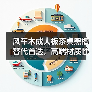 风车木成大板茶桌黑檀替代首选，高端材质性价比新宠（图3）