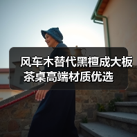 风车木替代黑檀成大板茶桌高端材质优选（图2）