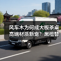 风车木为何成大板茶桌高端材质新宠？黑檀替代真相揭秘（图3）