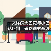一文详解大巴花与小巴花区别，采购选材避坑指南（图4）