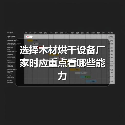 选择木材烘干设备厂家时应重点看哪些能力