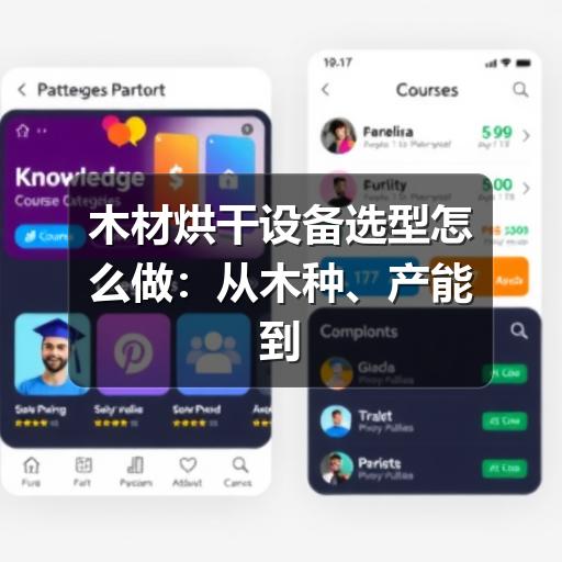 木材烘干设备选型怎么做：从木种、产能到能耗的实用指南