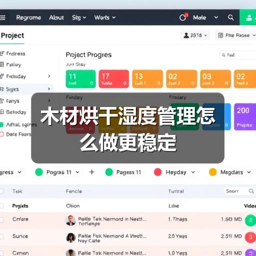 木材烘干湿度管理怎么做更稳定